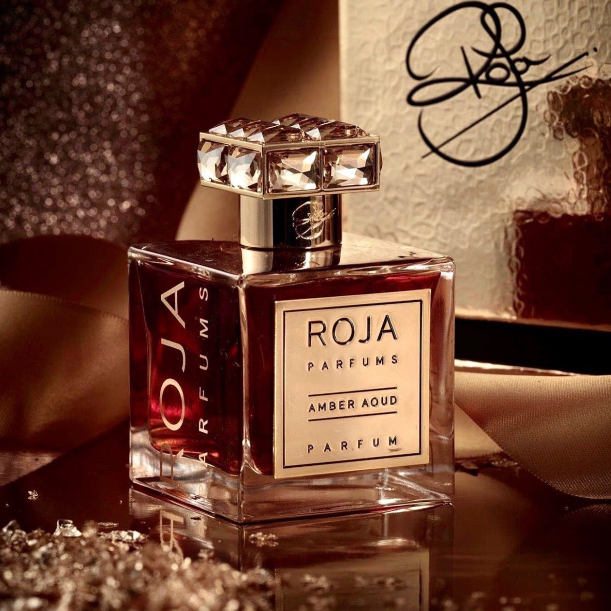 Roja Parfums Amber Aoud Crystal Parfum | My Perfume Shop