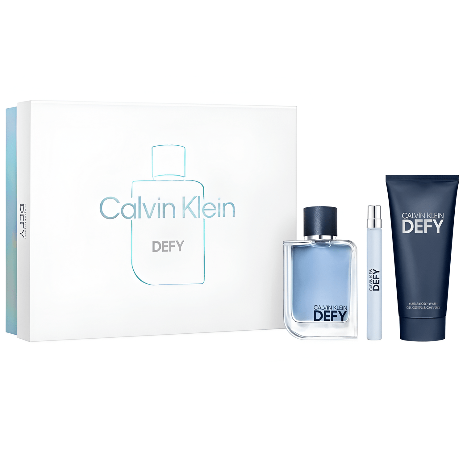 Calvin Klein Defy EDT Hair & Body Wash Set for Men | My Perfume Shop