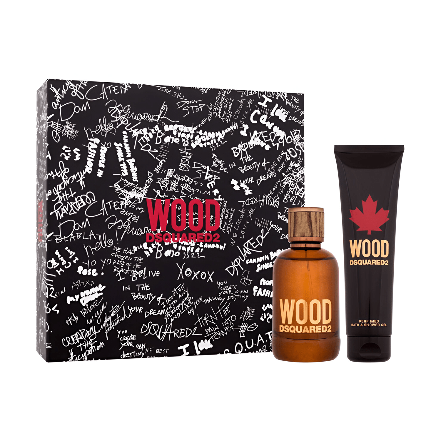 DSQUARED² Wood EDT Bath & Shower Gel Set for Men | My Perfume Shop