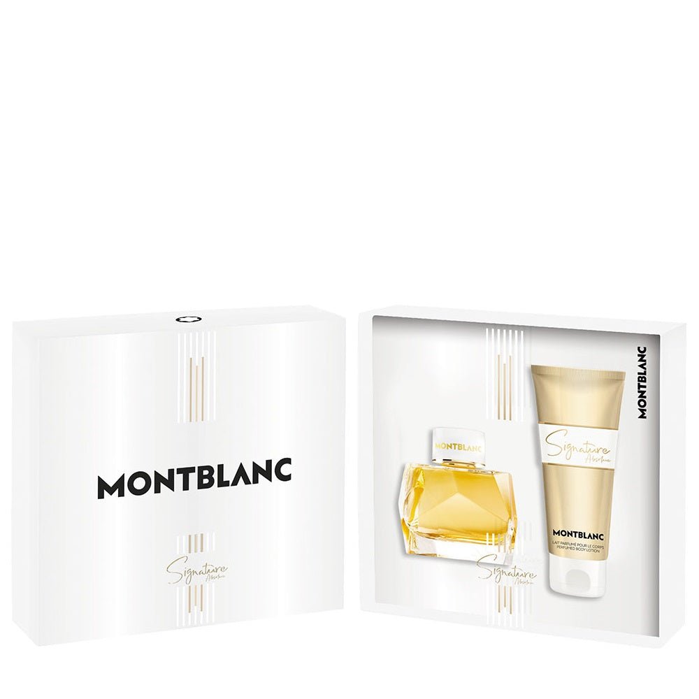 Shop Mont Blanc Signature Absolue EDP & Body Lotion Set For Women