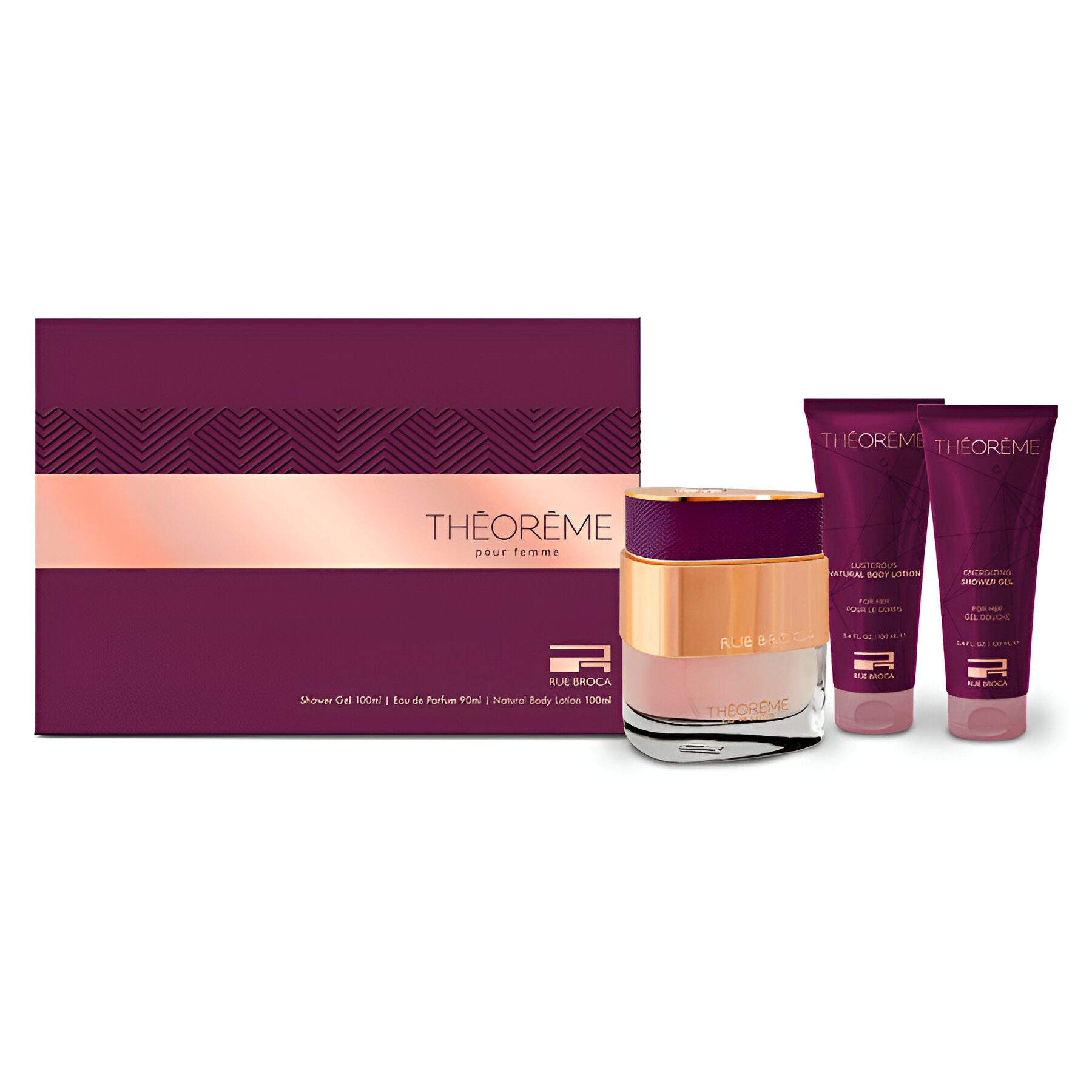 Rue Broca Theoreme EDP Shower Gel & Body Lotion Set for Women | My Perfume Shop